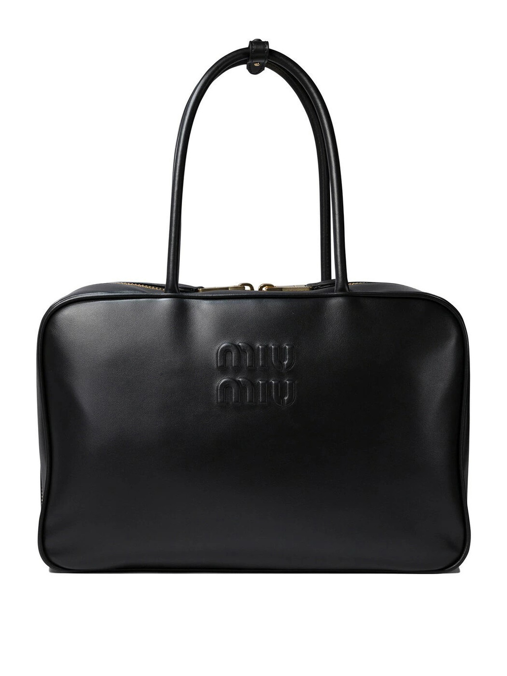 Miu Miu Bag Beau Top Handle Bag Mon Vi Leather Black